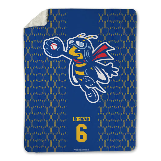 Ontario Tower Buzzers - MILB Baseball : Abel Lorenzo - Blanket-0