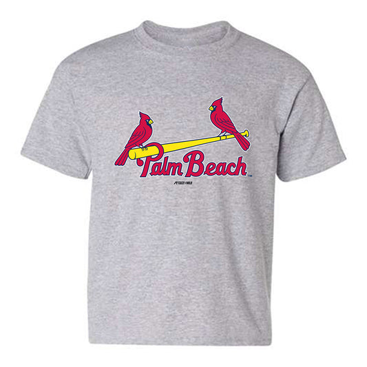 Palm Beach Cardinals - MILB Baseball : Nathan Shinn - Youth T-Shirt-0
