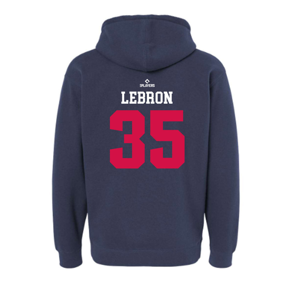 Palm Beach Cardinals - MILB Baseball : Cristofer Lebron - Hooded Pullover Sweatshirt-1