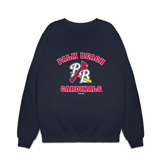 Palm Beach Cardinals - MILB Baseball : Alex Breckheimer - Premium Crewneck Sweatshirt-0