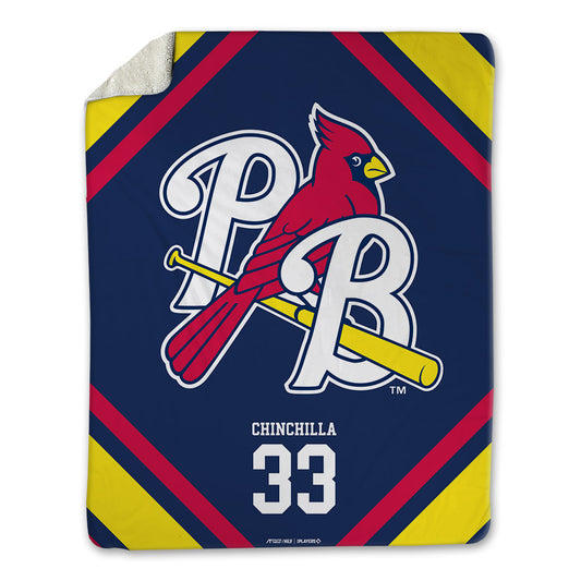 Palm Beach Cardinals - MILB Baseball : Gabriel Chinchilla - Blanket-0