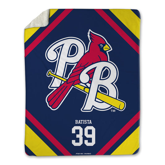 Palm Beach Cardinals - MILB Baseball : Yadiel Batista - Blanket-0