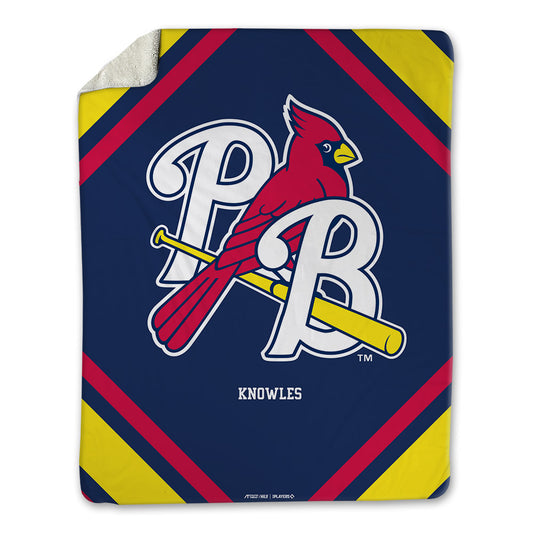 Palm Beach Cardinals - MILB Baseball : Robbie Knowles - Blanket-0