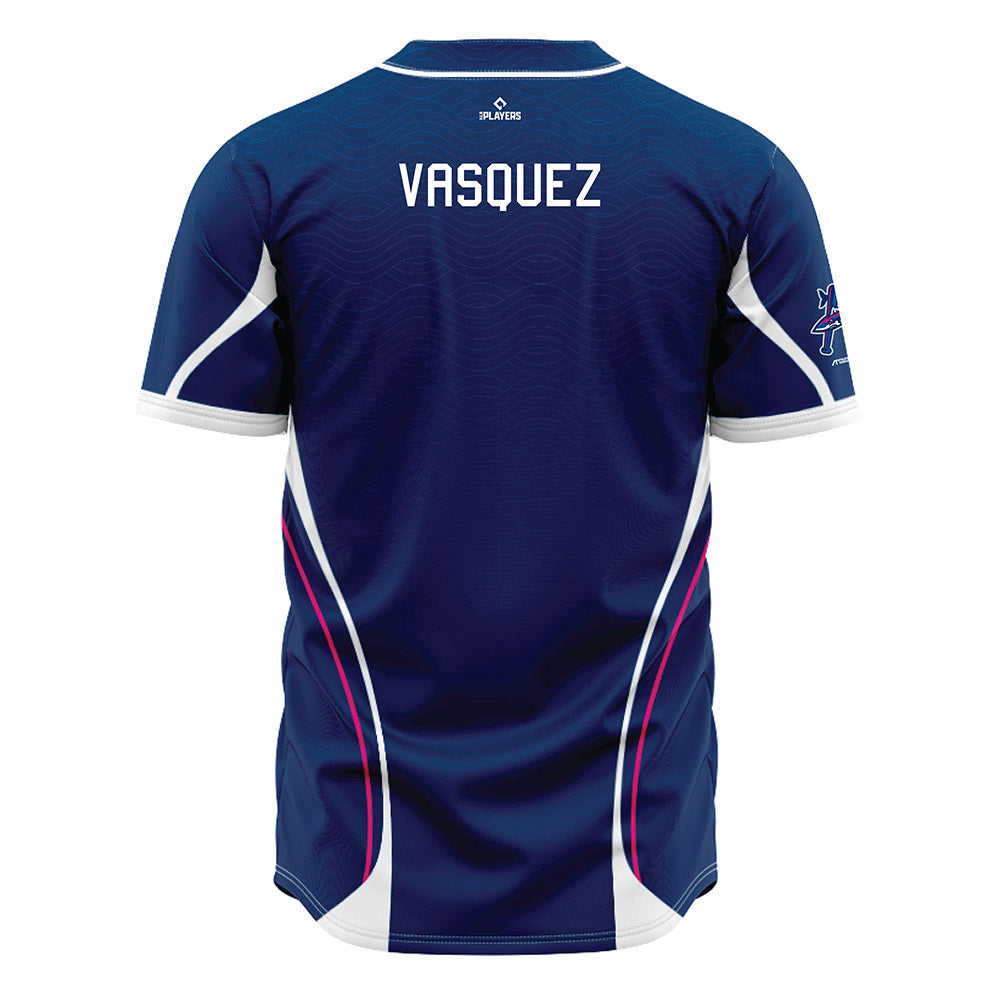 Pensacola Blue Wahoos - MILB Baseball : Samuel Vasquez - Jersey-1