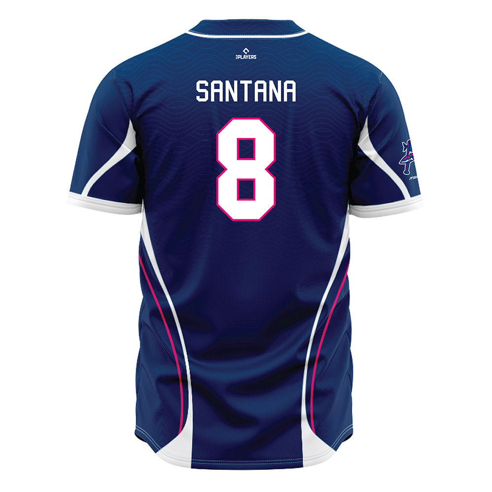 Pensacola Blue Wahoos - MILB Baseball : Adrian Santana - Jersey-1
