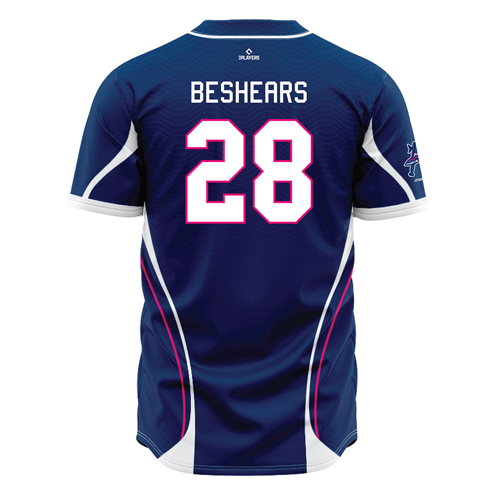 Pensacola Blue Wahoos - MILB Baseball : Jay Beshears - Jersey-1