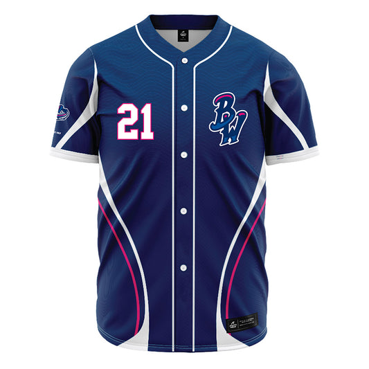 Pensacola Blue Wahoos - MILB Baseball : Gabe Bierman - Jersey-0