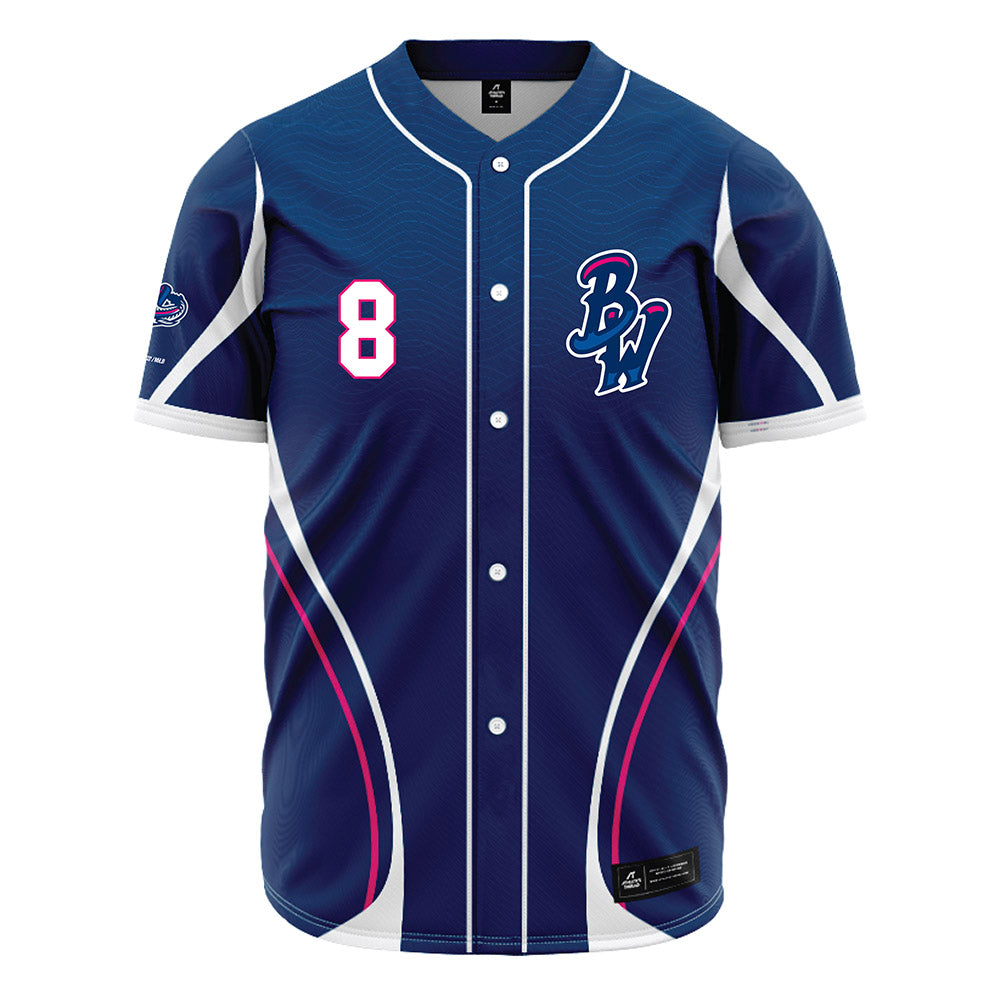 Pensacola Blue Wahoos - MILB Baseball : Adrian Santana - Jersey-0