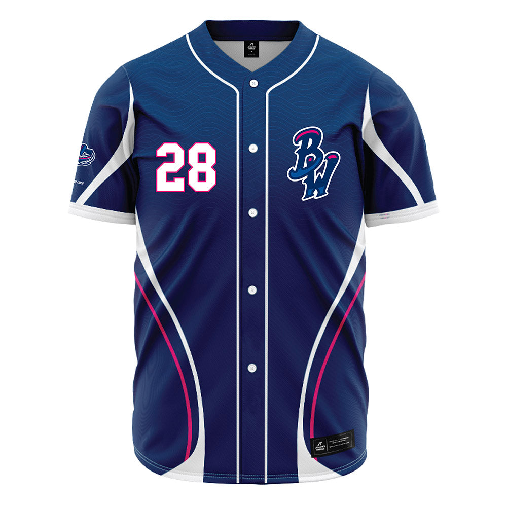 Pensacola Blue Wahoos - MILB Baseball : Jay Beshears - Jersey-0