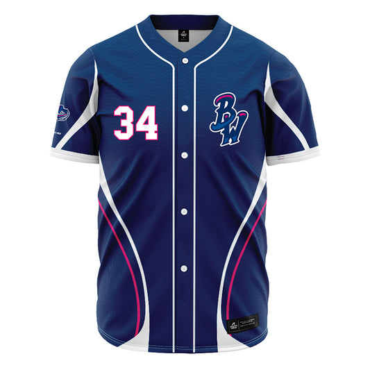 Pensacola Blue Wahoos - MILB Baseball : Justin Storm - Jersey-0