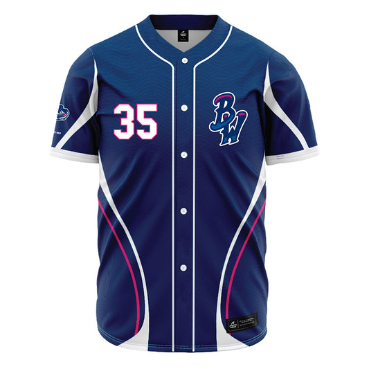 Pensacola Blue Wahoos - MILB Baseball : Connor Caskenette - Jersey-0