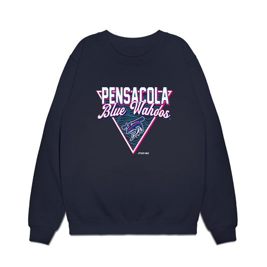 Pensacola Blue Wahoos - MILB Baseball : Aiva Arquette - Premium Crewneck Sweatshirt-0