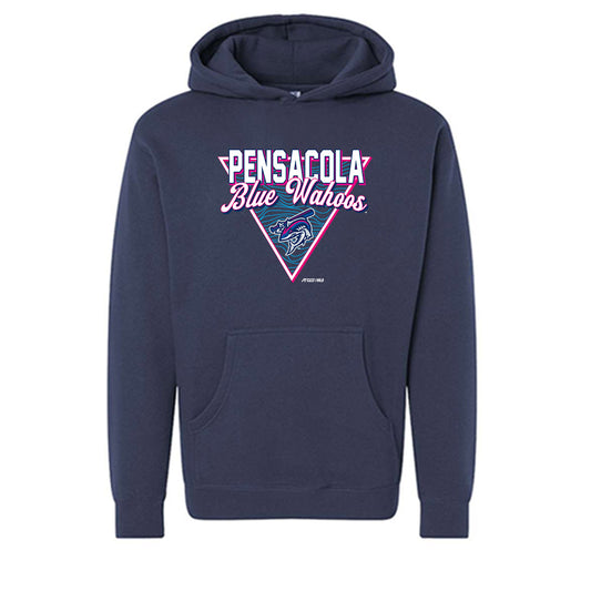 Pensacola Blue Wahoos - MILB Baseball : Orlando Ortiz-Mayr - Hooded Pullover Sweatshirt-0