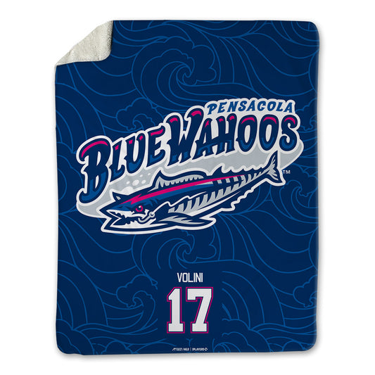 Pensacola Blue Wahoos - MILB Baseball : Joey Volini - Blanket-0