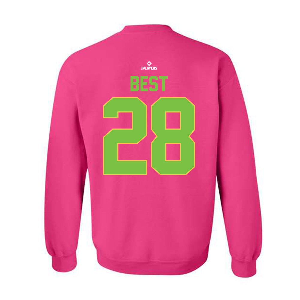 Peoria Chiefs - MILB Baseball : Liam Best - Crewneck Sweatshirt-1