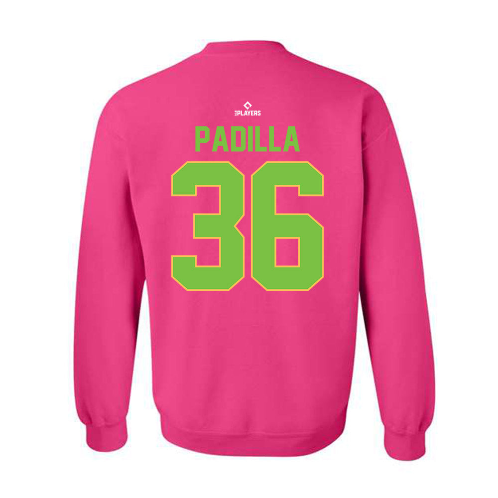 Peoria Chiefs - MILB Baseball : Yairo Padilla - Crewneck Sweatshirt-1