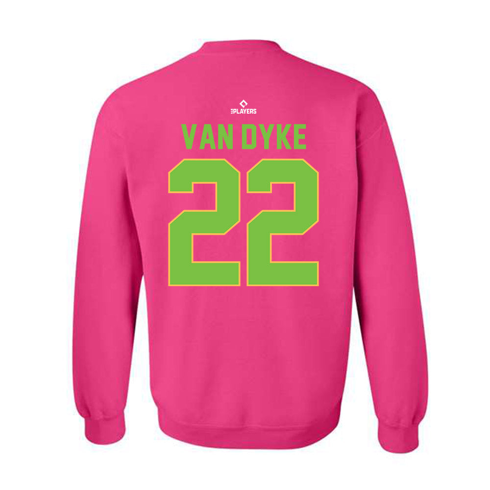 Peoria Chiefs - MILB Baseball : Ty Van Dyke - Crewneck Sweatshirt-1