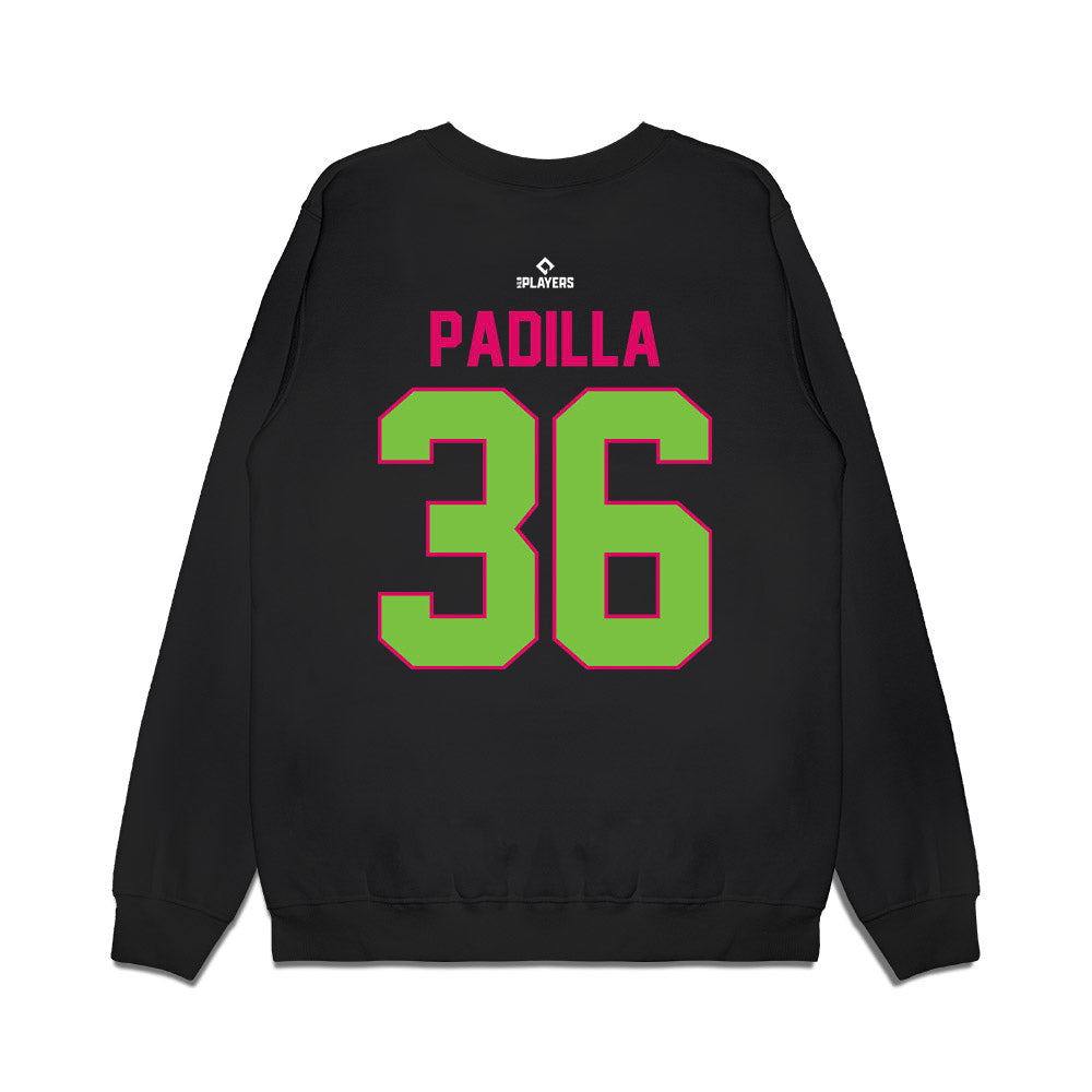 Peoria Chiefs - MILB Baseball : Yairo Padilla - Premium Crewneck Sweatshirt-1