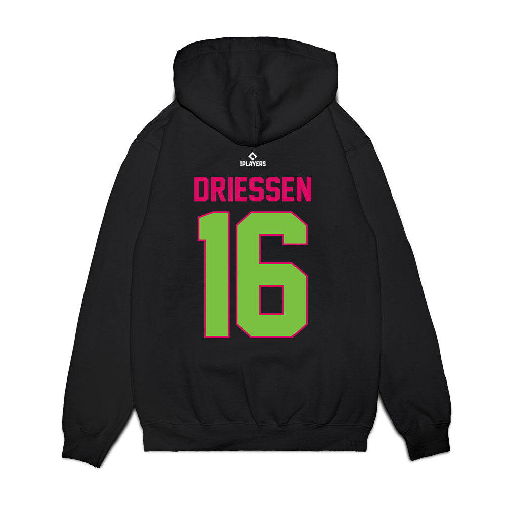 Peoria Chiefs - MILB Baseball : Dylan Driessen - Premium Hooded Sweatshirt-1