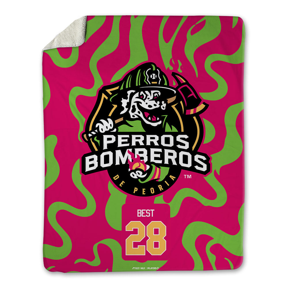 Peoria Chiefs - MILB Baseball : Liam Best - Blanket-0