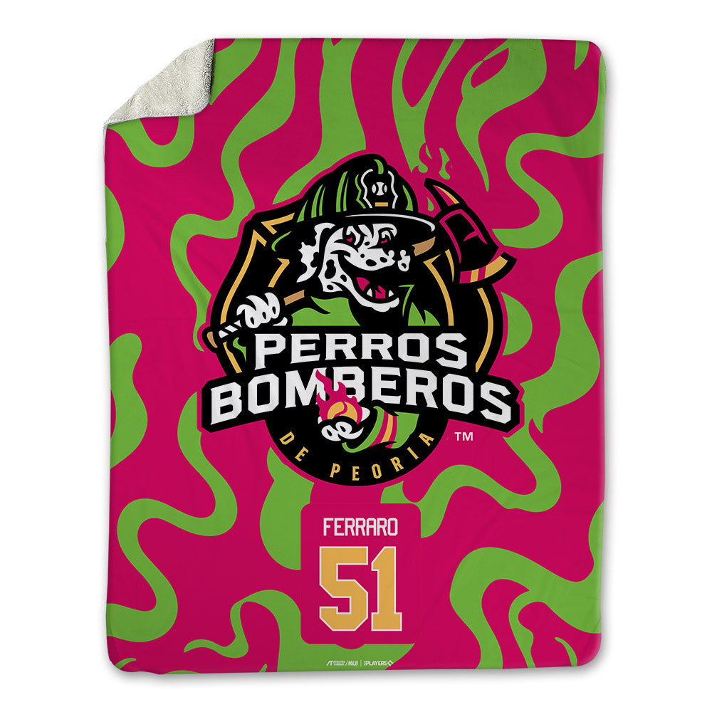 Peoria Chiefs - MILB Baseball : Caden Ferraro - Blanket-0