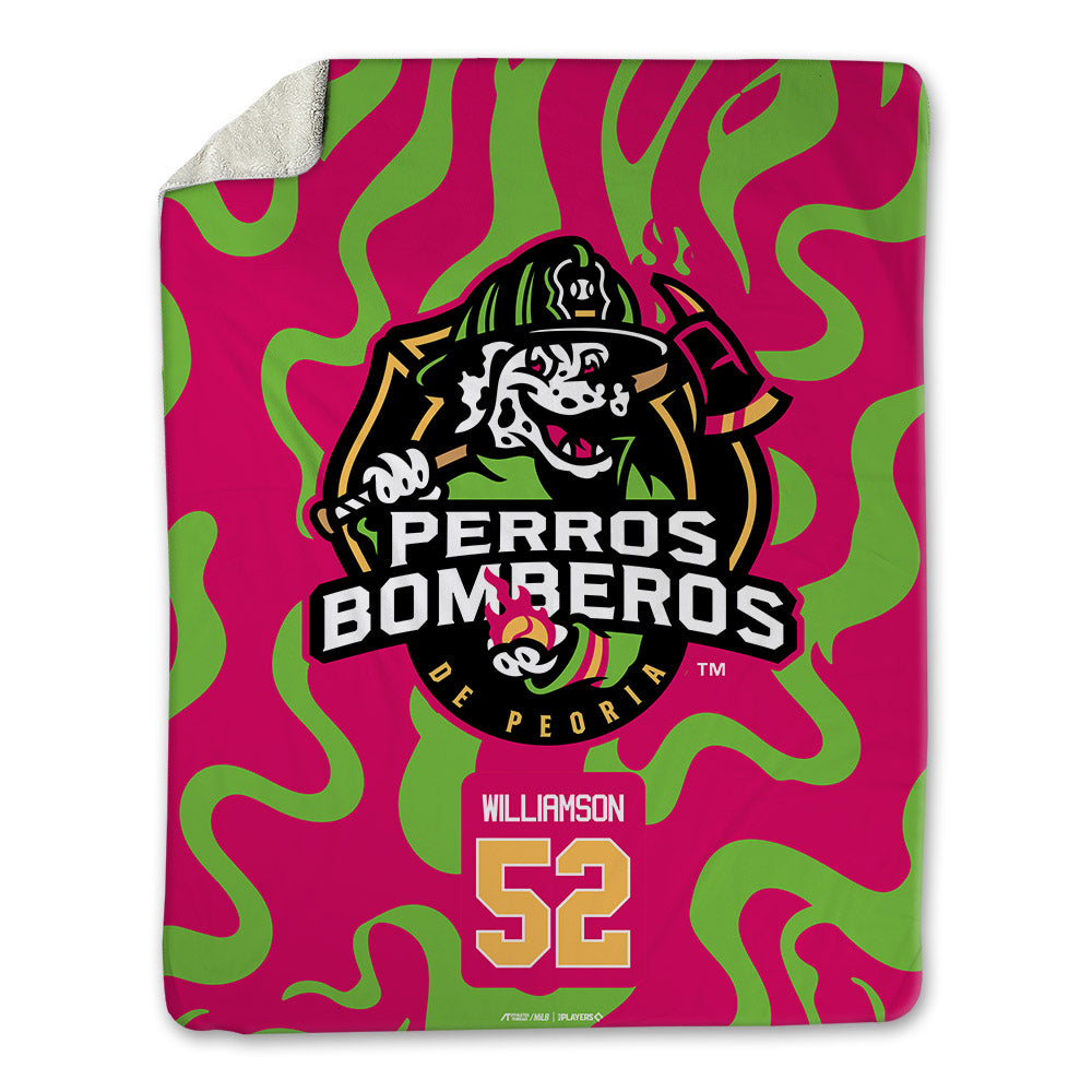 Peoria Chiefs - MILB Baseball : Andrew Williamson - Blanket-0