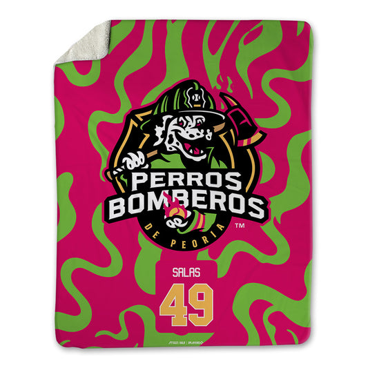 Peoria Chiefs - MILB Baseball : Gerardo Salas - Blanket-0