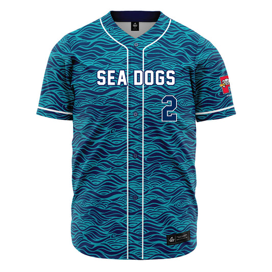 Portland Sea Dogs - MILB Baseball : Miguel Bleis - Jersey-0