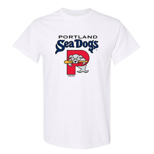 Portland Sea Dogs - MILB Baseball : Tyler Davis - T-Shirt-0