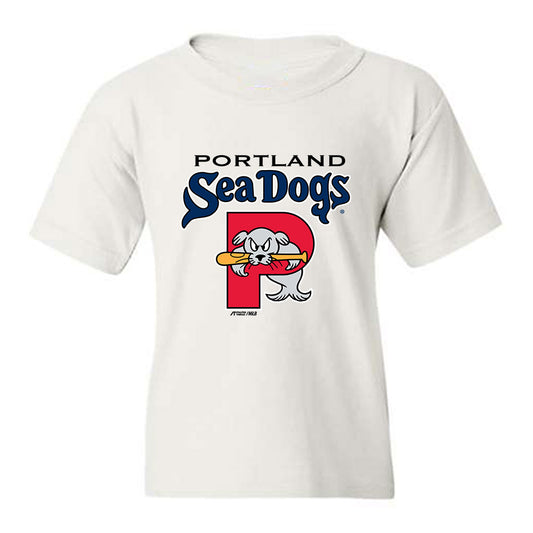 Portland Sea Dogs - MILB Baseball : Henry Godbout - Youth T-Shirt-0
