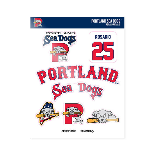 Portland Sea Dogs - MILB Baseball : Ronald Rosario - Sticker Sheet-0