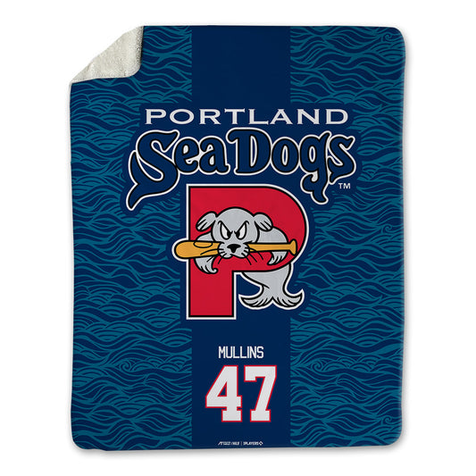 Portland Sea Dogs - MILB Baseball : Hayden Mullins - Blanket-0