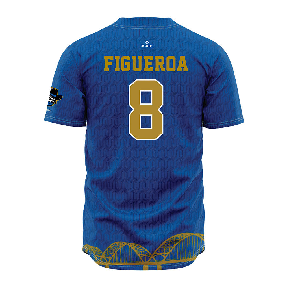 QC River Bandits - MILB Baseball : Derlin Figueroa - Jersey-1