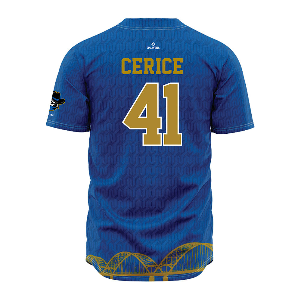 QC River Bandits - MILB Baseball : Jose Cerice - Jersey-1