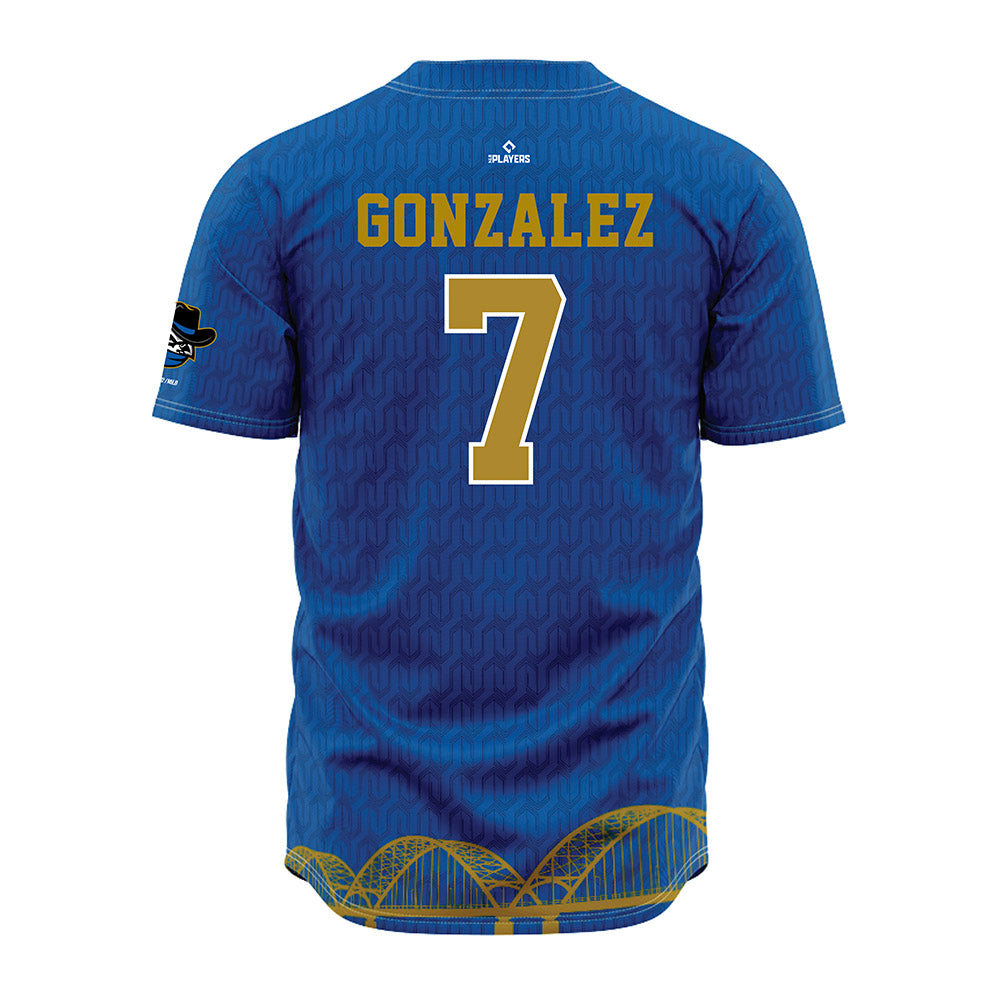 QC River Bandits - MILB Baseball : Asbel Gonzalez - Jersey-1