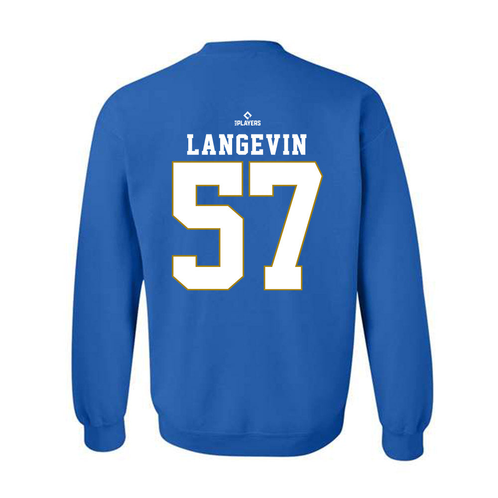 QC River Bandits - MILB Baseball : L.P. Langevin - Crewneck Sweatshirt-1
