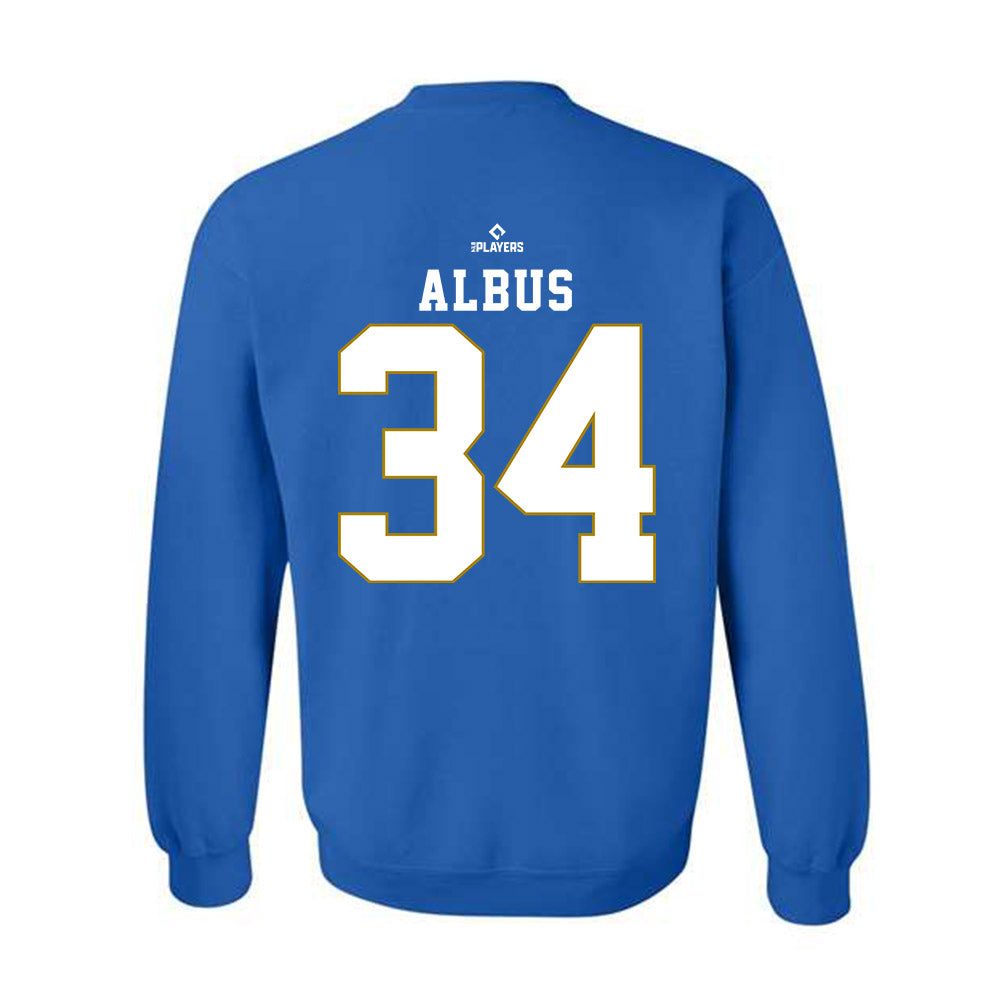 QC River Bandits - MILB Baseball : Dash Albus - Crewneck Sweatshirt-1