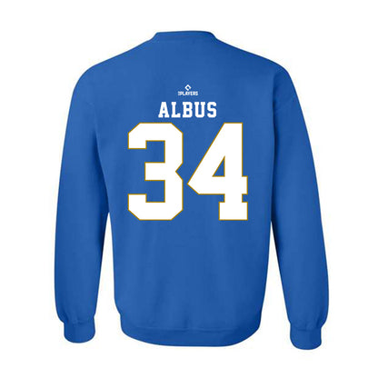 QC River Bandits - MILB Baseball : Dash Albus - Crewneck Sweatshirt-1