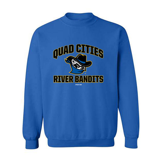 QC River Bandits - MILB Baseball : Emmanuel Reyes - Crewneck Sweatshirt-0