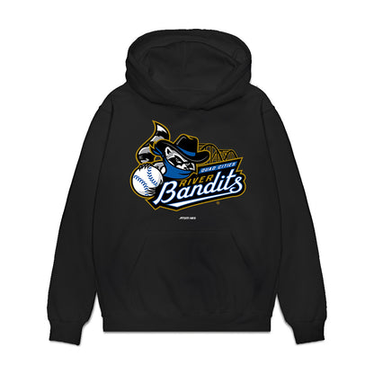 QC River Bandits - MILB Baseball : Sam Ruta - Premium Hooded Sweatshirt-0