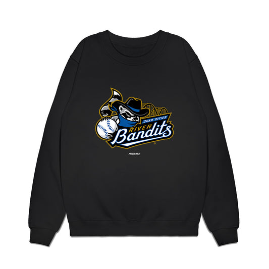 QC River Bandits - MILB Baseball : Trevor Werner - Premium Crewneck Sweatshirt-0