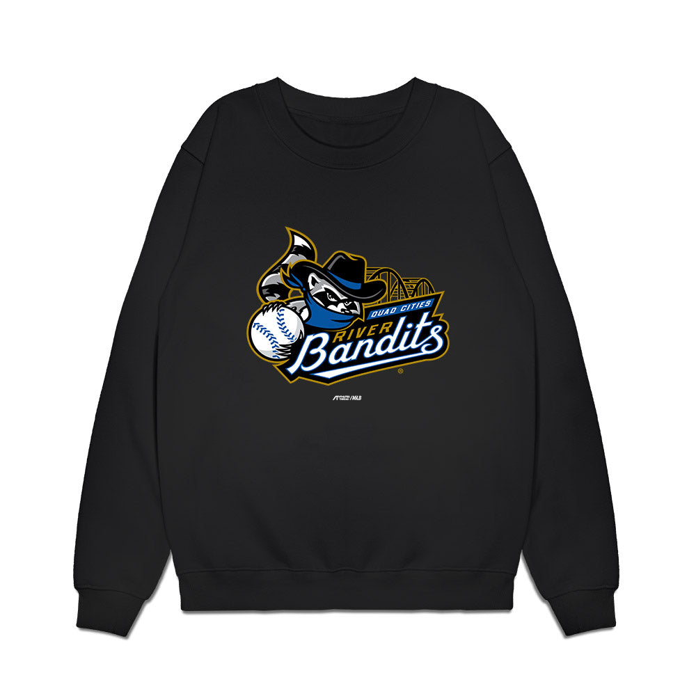 QC River Bandits - MILB Baseball : Blake Mitchell - Premium Crewneck Sweatshirt-0