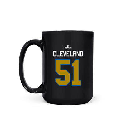 QC River Bandits - MILB Baseball : Jackson Cleveland - Coffee Mug-1