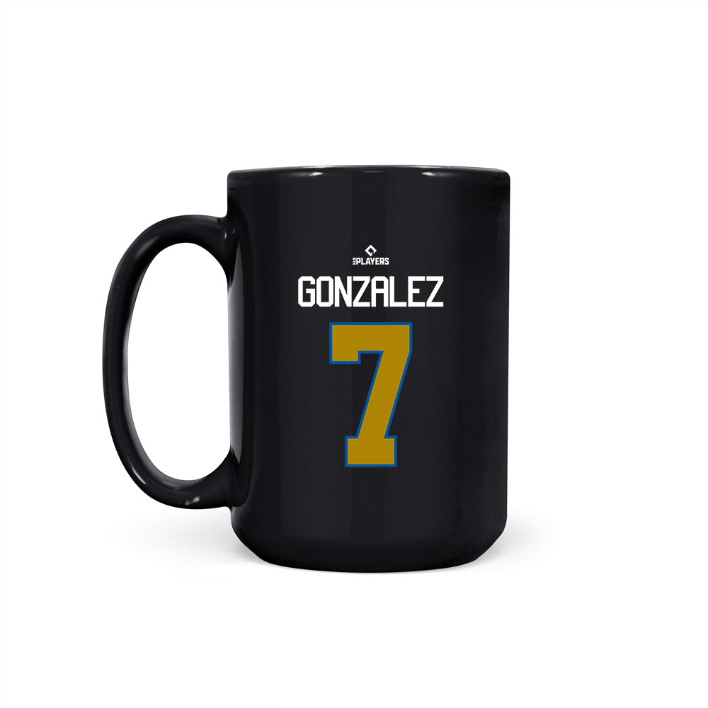 QC River Bandits - MILB Baseball : Asbel Gonzalez - Coffee Mug-1