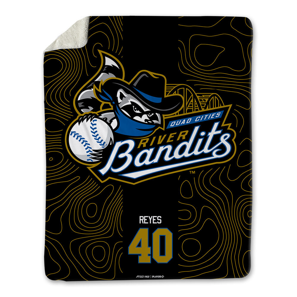 QC River Bandits - MILB Baseball : Emmanuel Reyes - Blanket-0
