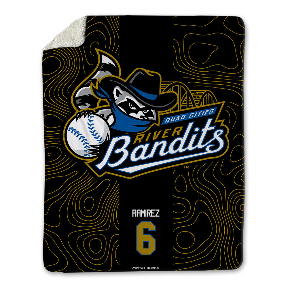 QC River Bandits - MILB Baseball : Ramon Ramirez - Blanket-0