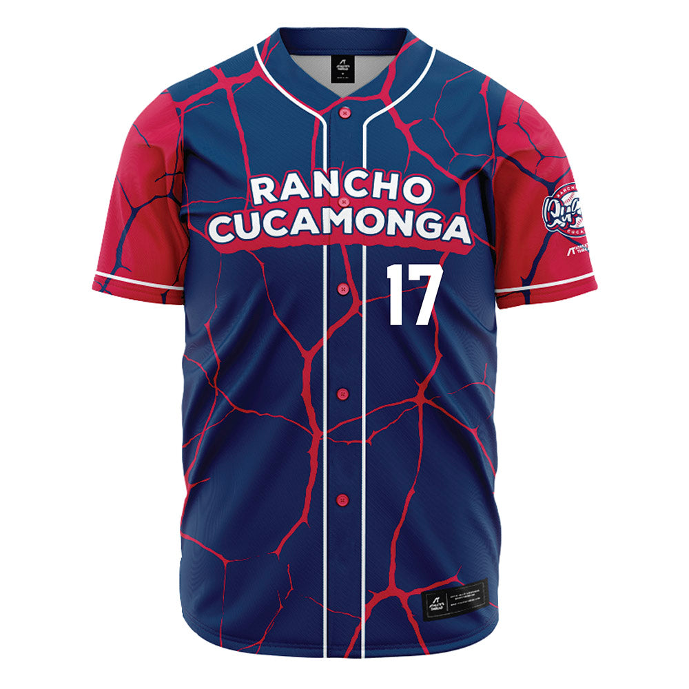 Rancho Cucamonga Quakes - MILB Baseball : Samil Dishmey - Jersey-0