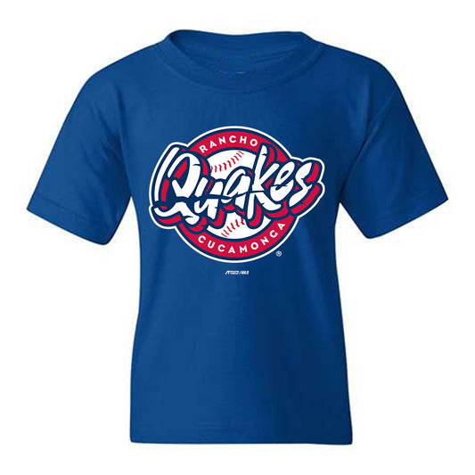 Rancho Cucamonga Quakes - MILB Baseball : Jonathan Linares - Youth T-Shirt-0