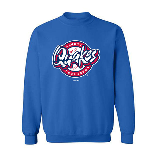 Rancho Cucamonga Quakes - MILB Baseball : Anyelo Marquez - Crewneck Sweatshirt-0