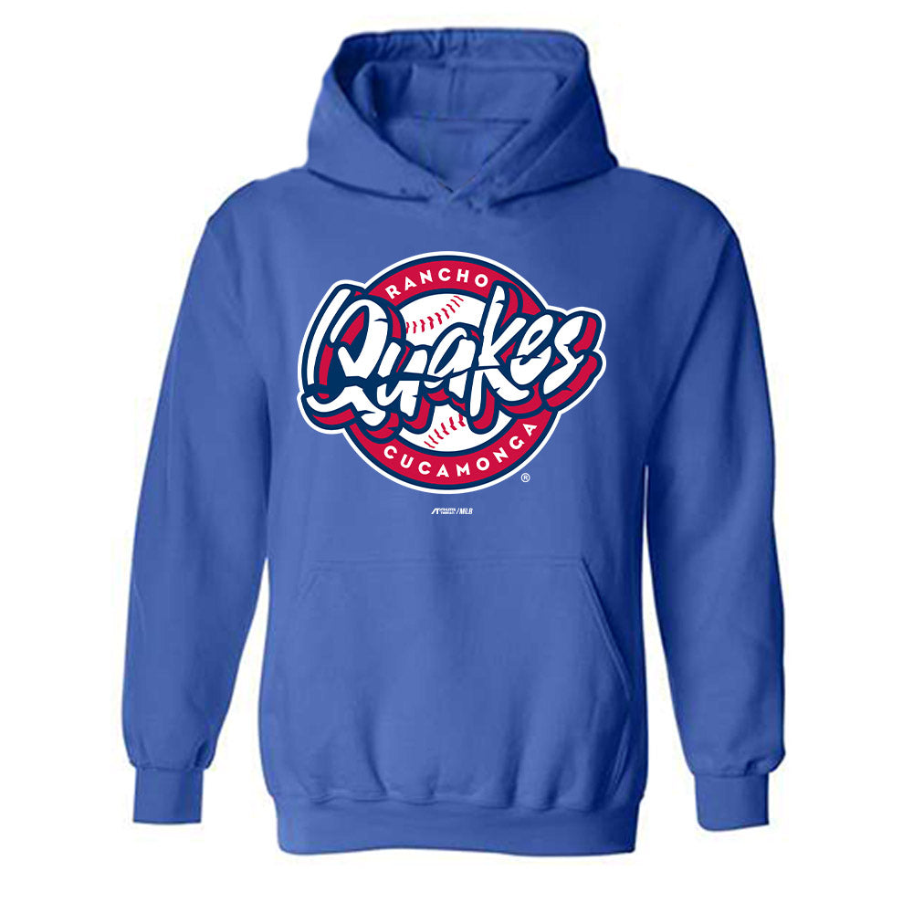 Rancho Cucamonga Quakes - MILB Baseball : Talon Haley - Hooded Sweatshirt-0